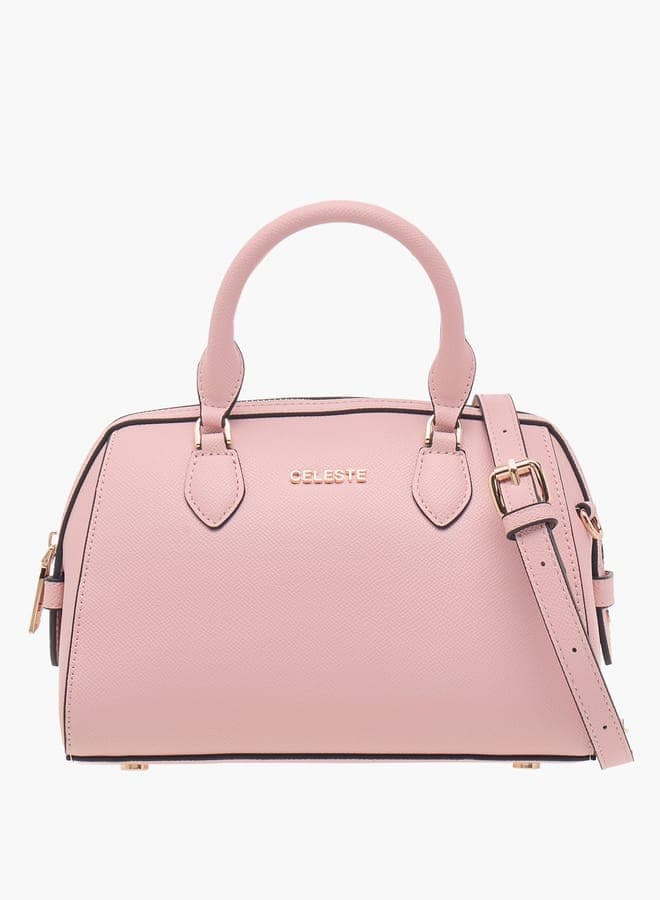 Celeste Chic Textured Tote Bag with Versatile Straps - Image 1