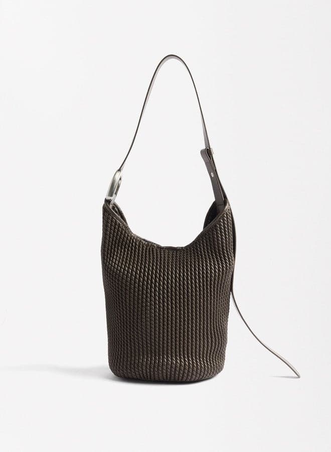 PARFOIS Brown Shoulder Bag for Women with Versatile Interior - Image 1