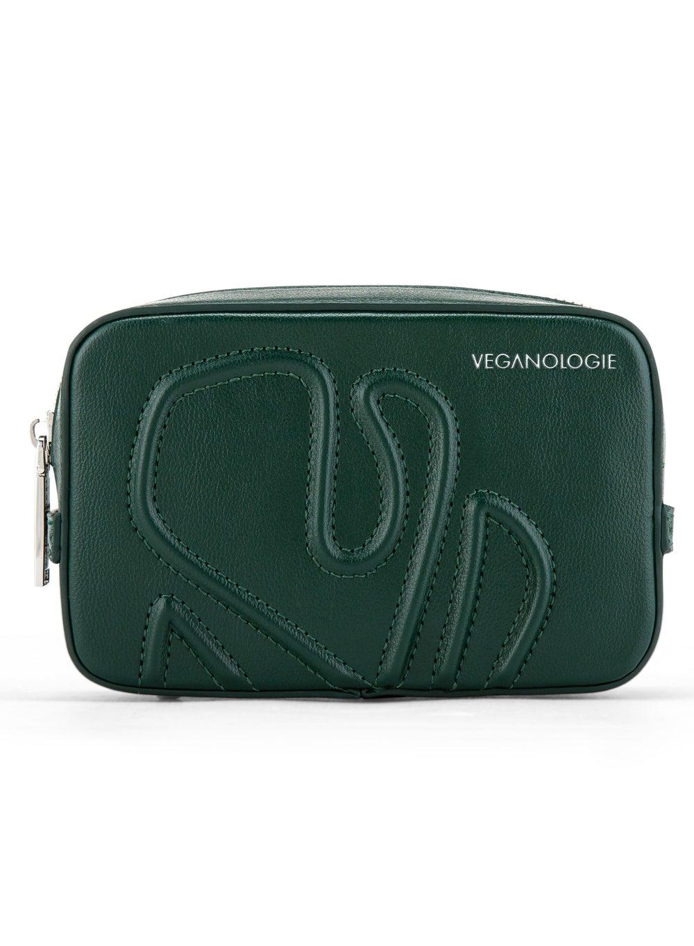 Veganologie Mini Maze Eco-Chic Shoulder Bag in Lush Green - Image 1