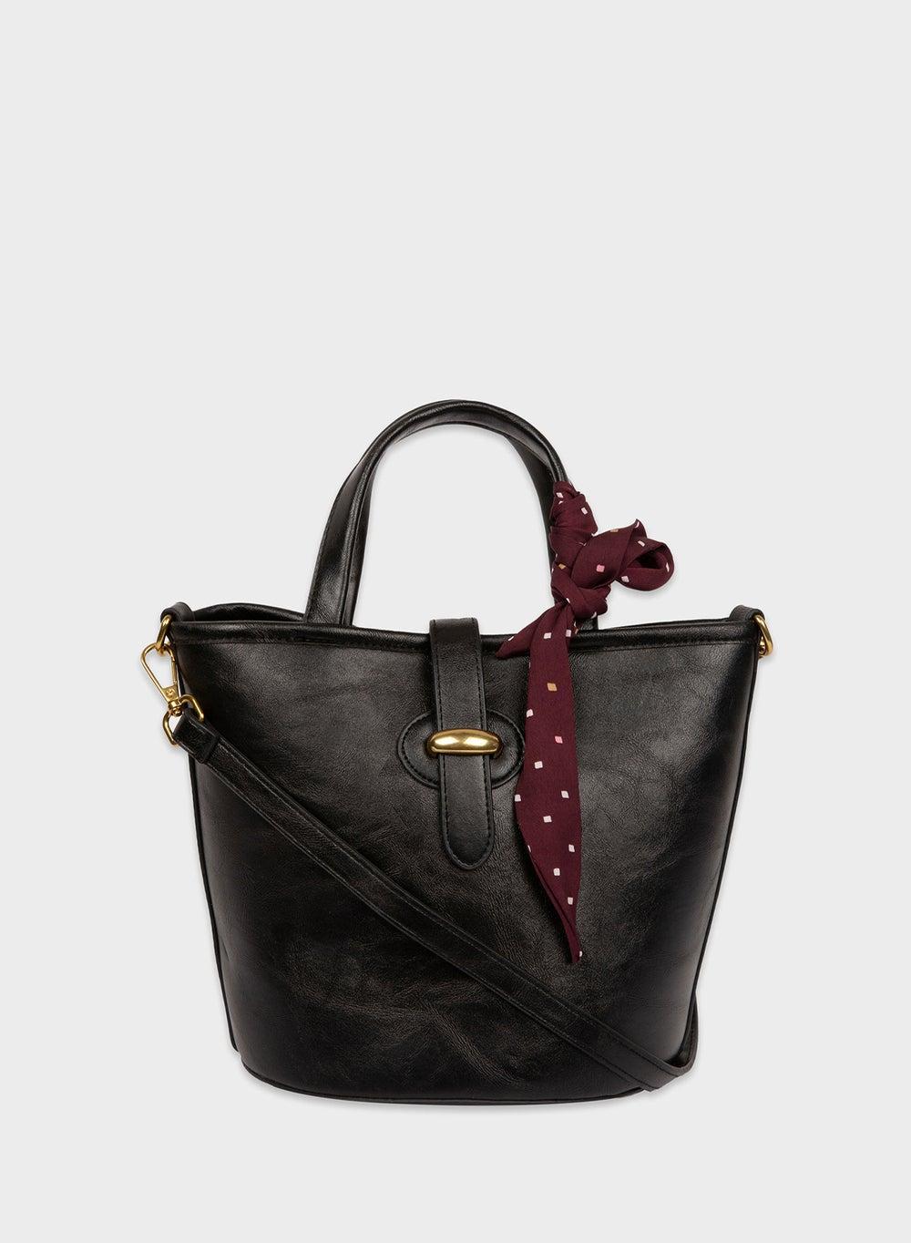 DeFacto Chic Long Strap Faux Leather Tote - Women's Essential - Image 1