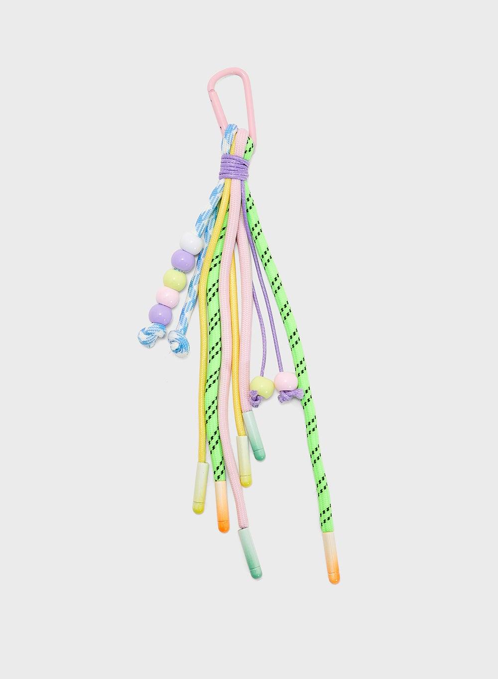 Ginger Colorful Whirl Tassel Bag Charm - Chic Accessory - Image 1
