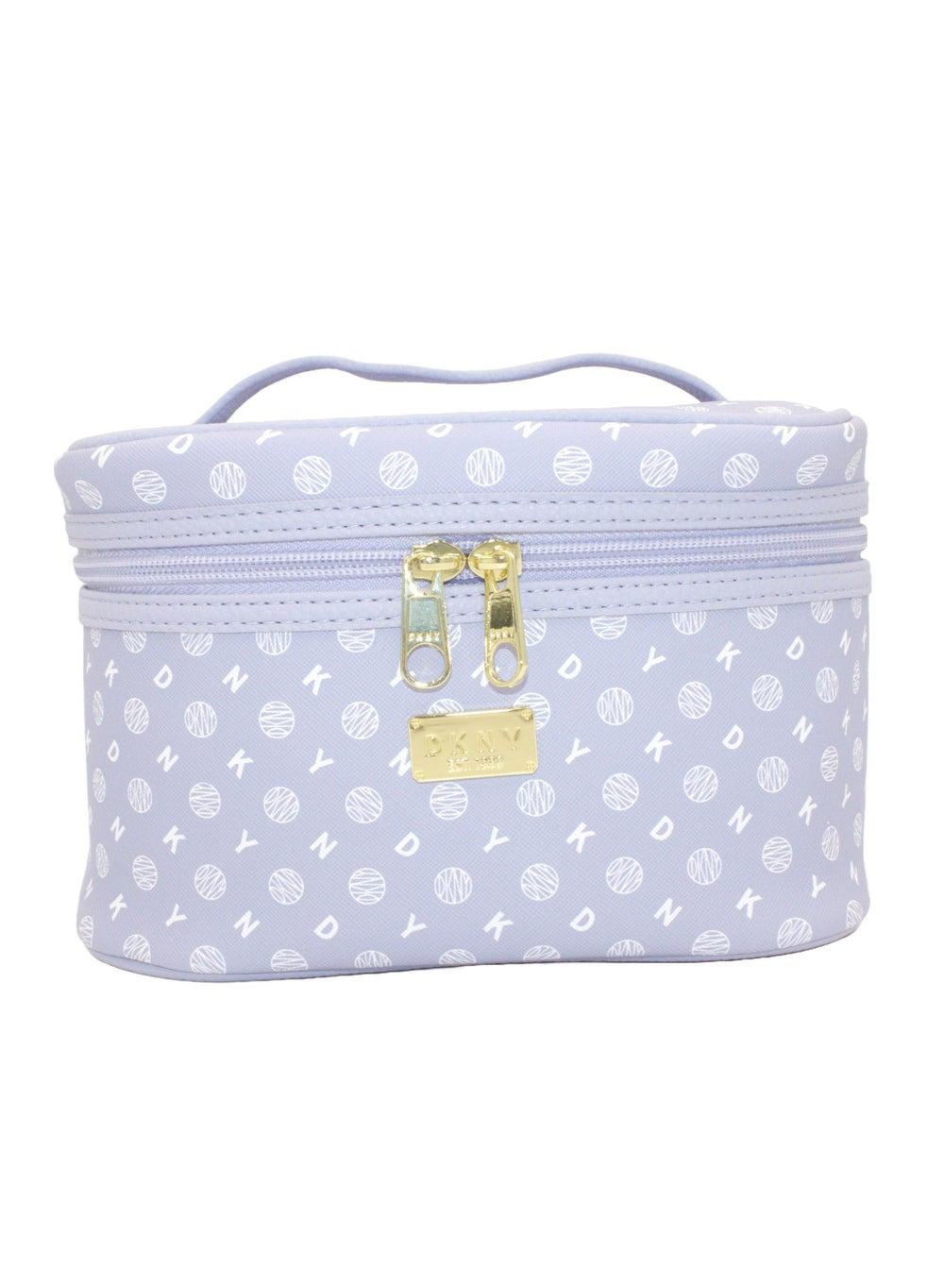 DKNY Purple Lace Legacy Train Case: Compact & Elegant Storage - Image 1