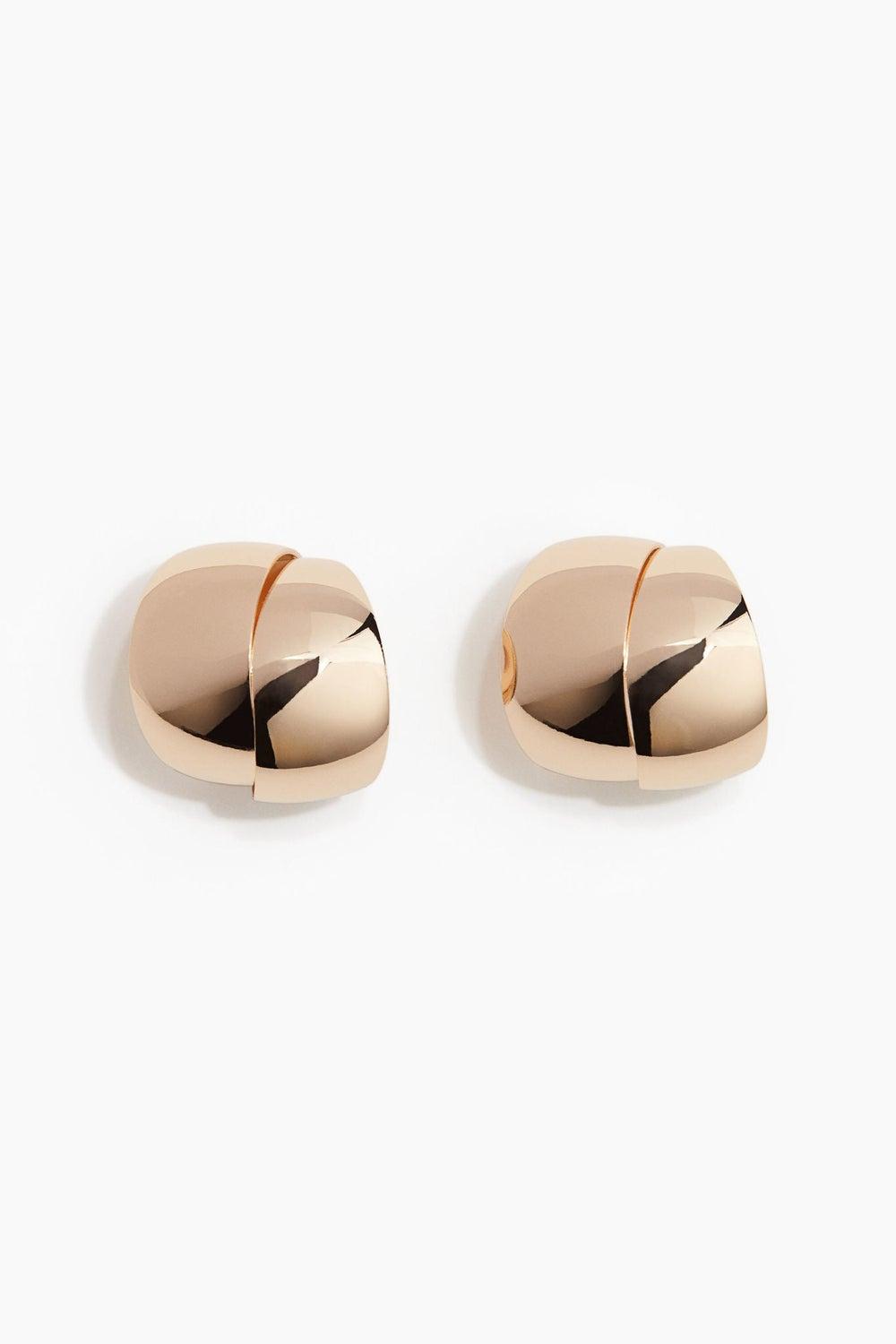 H&M Wide Hoop Earrings: Bold & Elegant Silhouette - Image 1