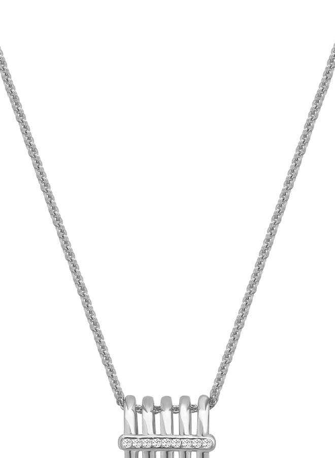 CERRUTI 1881 Elegance: Triple Chain Studded Necklace Unisex - Image 1