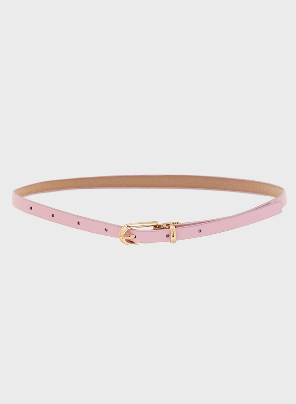 Ginger Elegant Slim Leather Belt for Women - Image 1