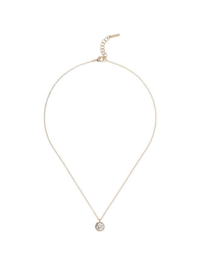Karen Millen Crystal Dot Pendant - Elegant Solitaire Necklace - Image 1