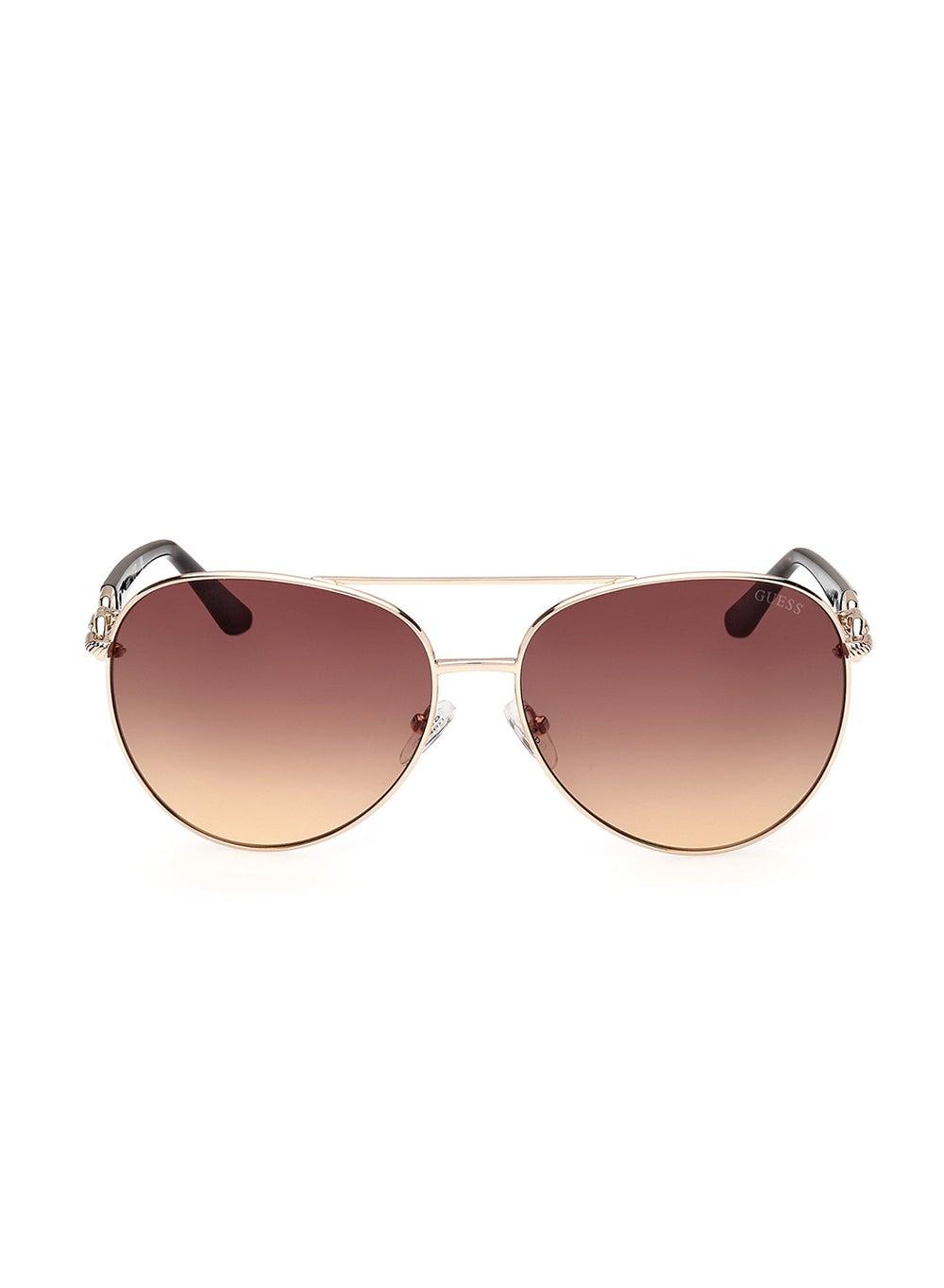 GUESS Elegant Oval Metal Sunglasses for Women - Image 1