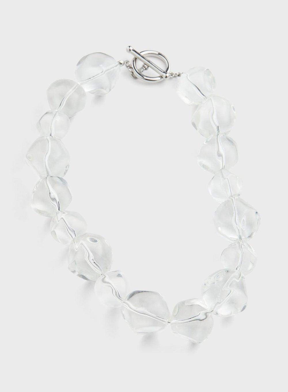 H&M Elegant Glass-Beaded Necklace - A Touch of Sparkle - Image 1