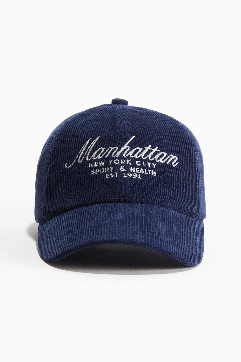 H&M Chic Corduroy Cap - Classic Elegance for Women - Image 1