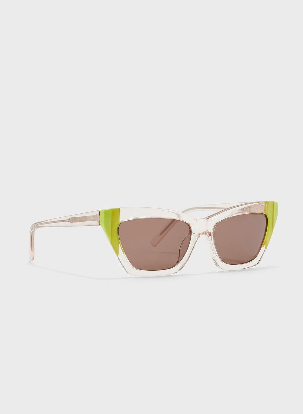 DKNY Women's Chic Cat Eye Sunglasses with UV Protection - Image 1