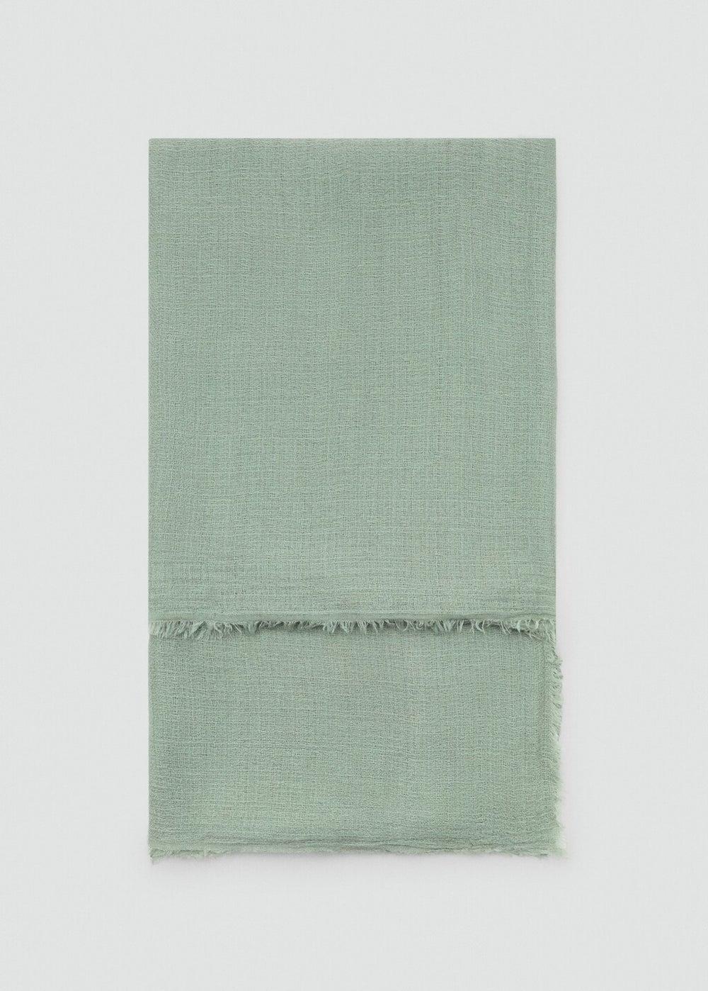 MANGO Women's Elegantly Frayed Scarf - Image 1