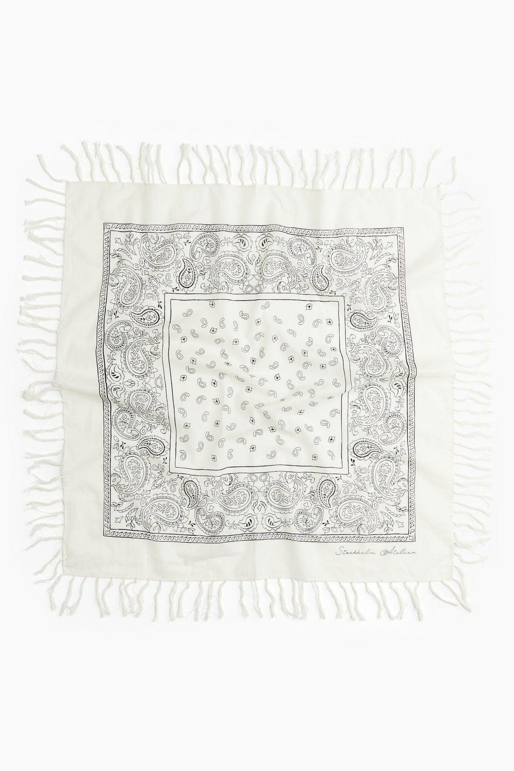 H&M Elegance in Detail Fringed Cotton Scarf - Image 1