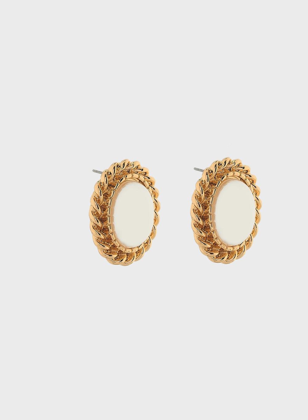 ELLA Pearl Stud Earrings - Elegance Redefined - Image 1