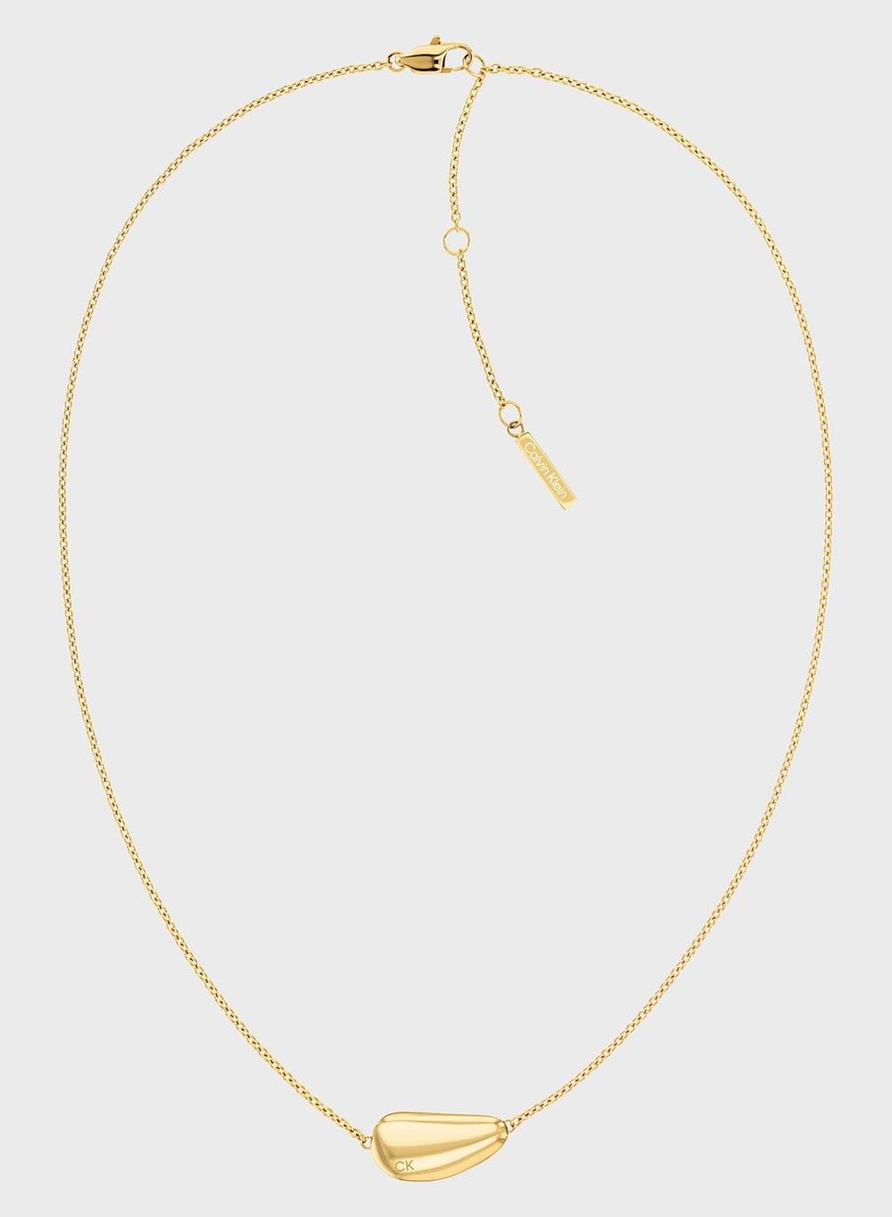CALVIN KLEIN Gold-Toned Long Pendant Necklace for Women - Image 1