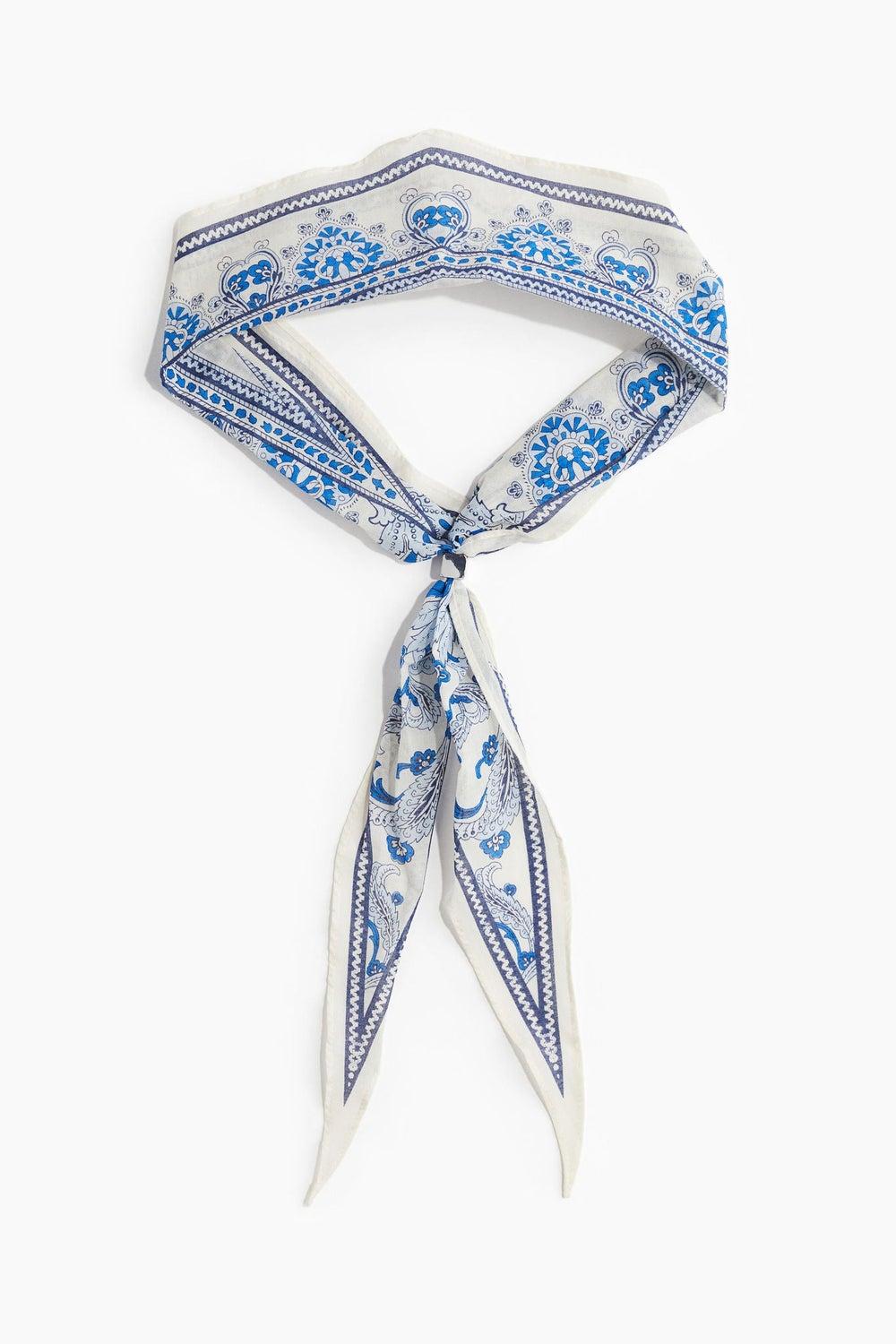 H&M Chic Diamond-Shape Bead-Detail Scarf for Women - Image 1