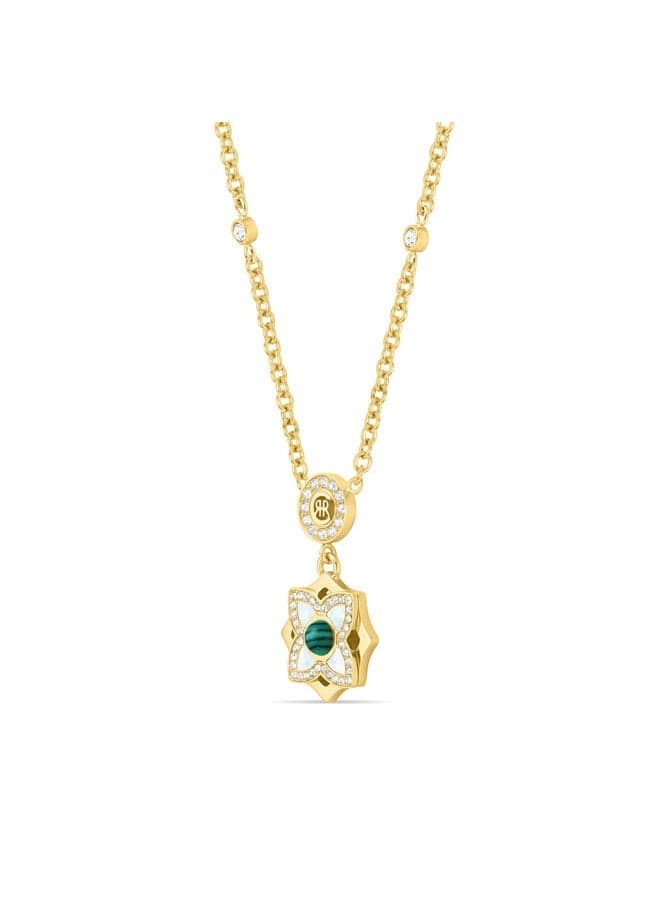 CERRUTI 1881 Ottavia Gold-Plated Floral Necklace for Women - Image 1