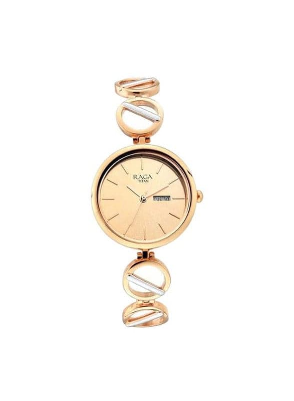 Titan Raga Viva Rose Gold Quartz Watch for Women - Image 1