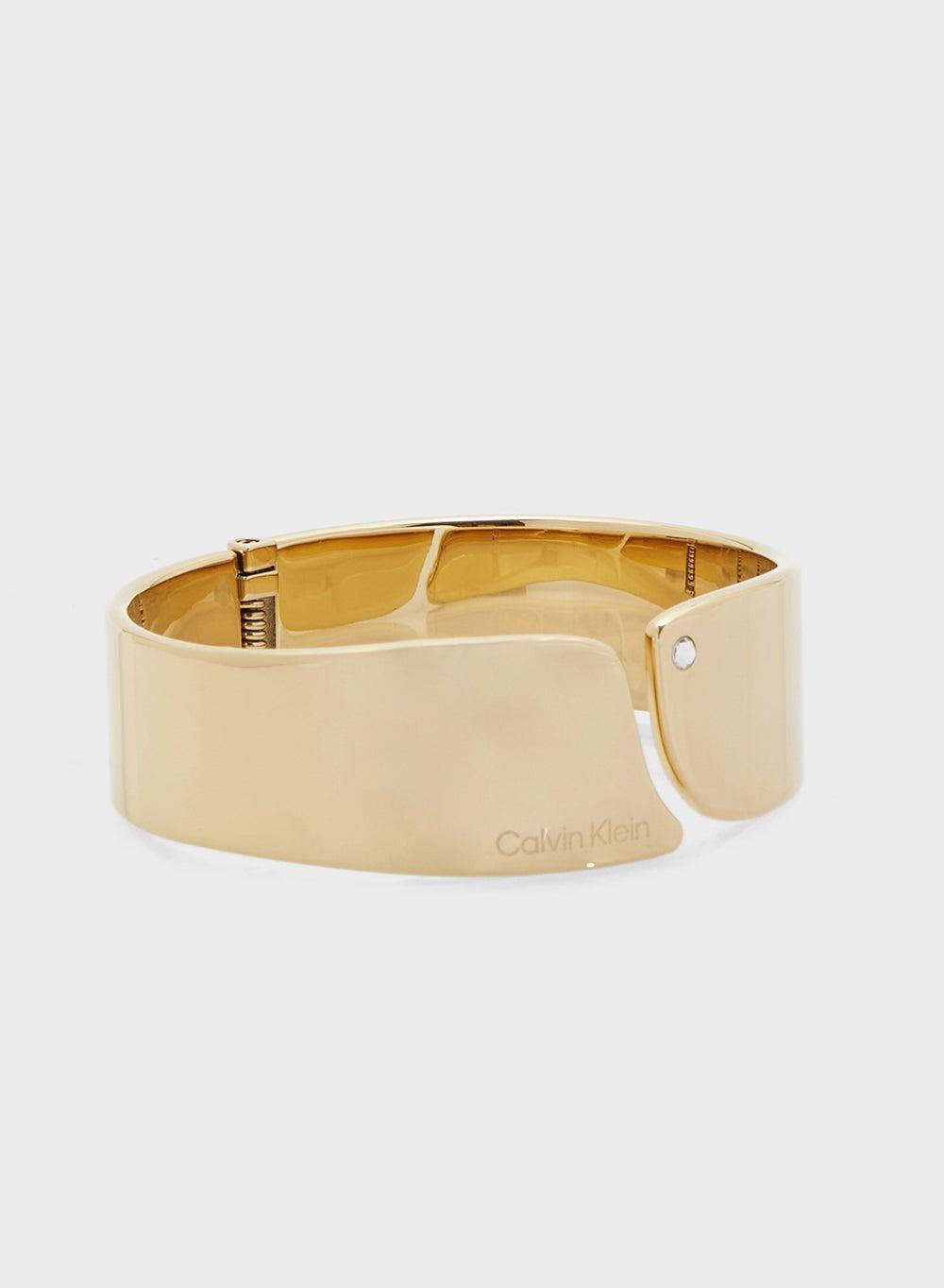 CALVIN KLEIN CK Cherished 35000657 Gold-Tone Bangle - Image 1