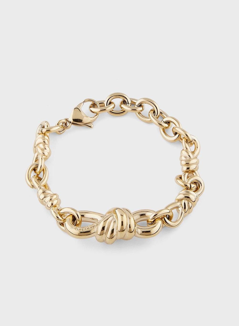 GUESS Stainless Steel Loop Chain Bracelet for Women - Image 1