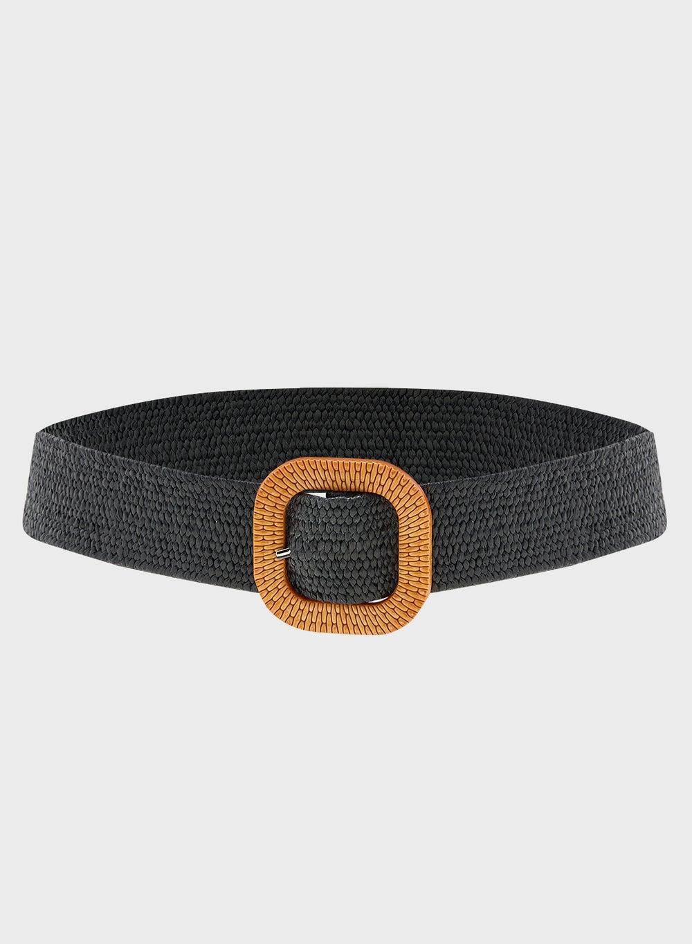 Ginger Raffia Handcrafted Woven Belt for Chic Styling - Image 1