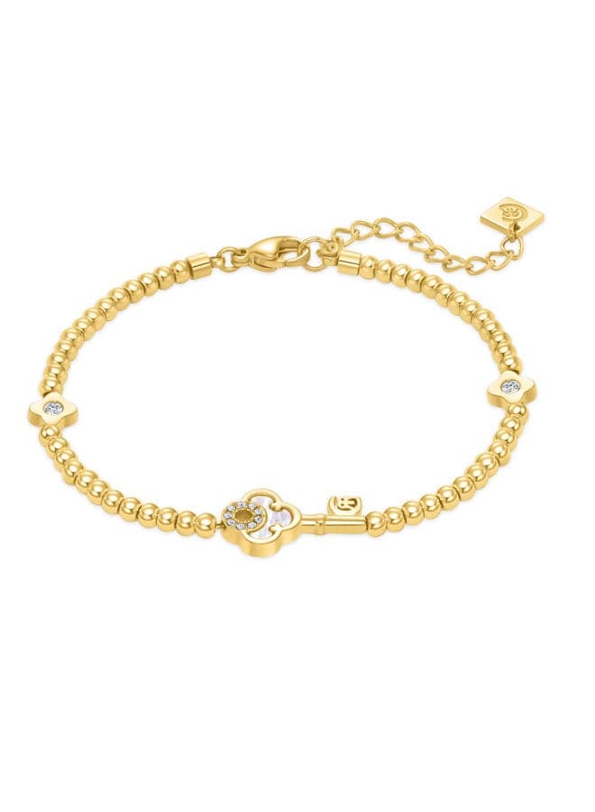 CERRUTI 1881 Gabriella Crystal & Gold Plated Bracelet - Image 1
