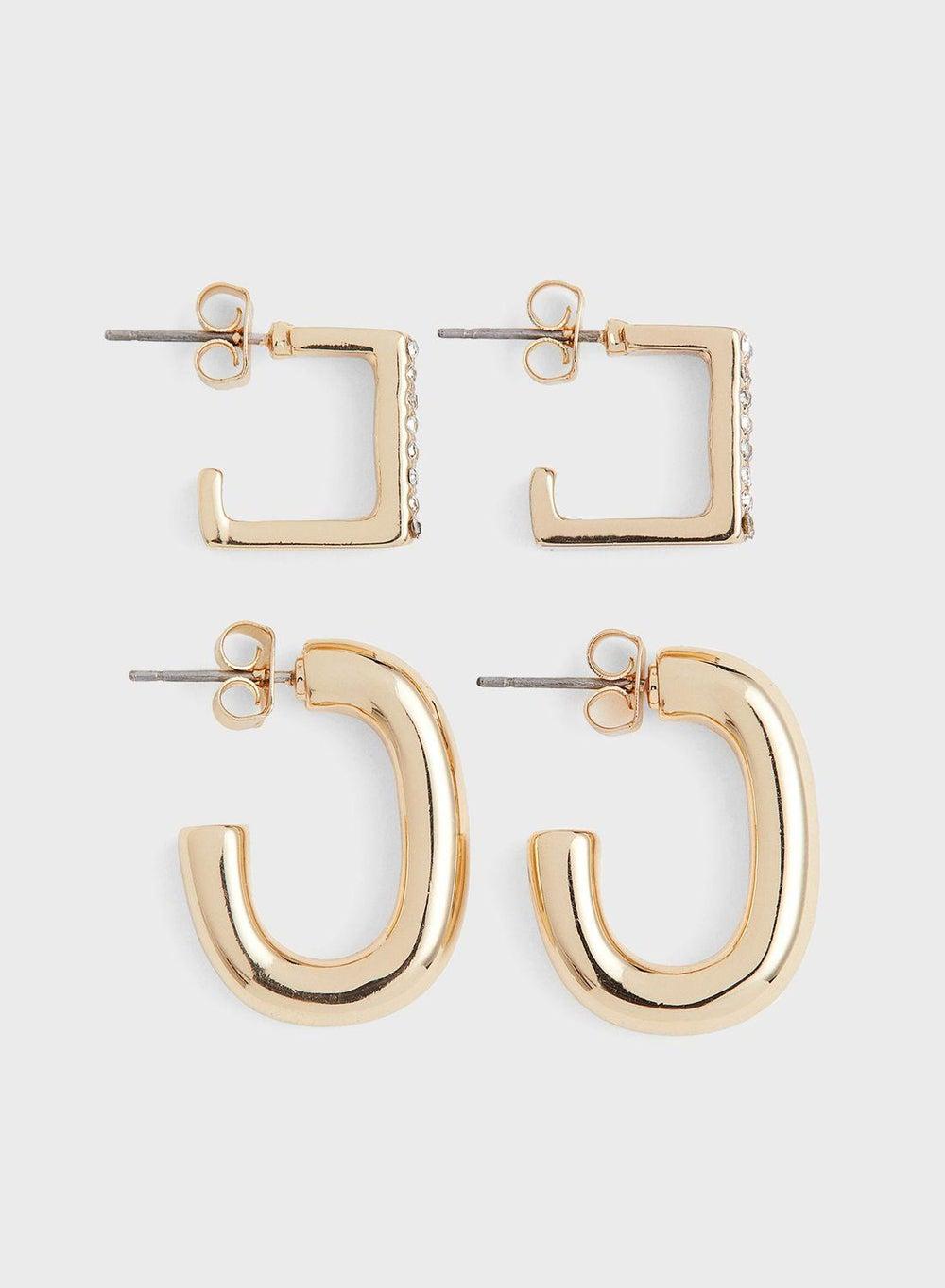 H&M 2 Pairs Hoop Earrings: Elegance Meets Versatility - Image 1