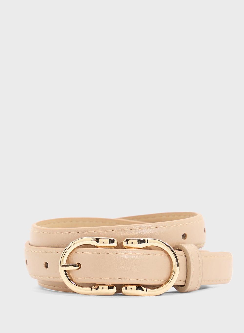 Khizana Chic Double Buckle Women's Belt - Elevate Your Style - Image 1