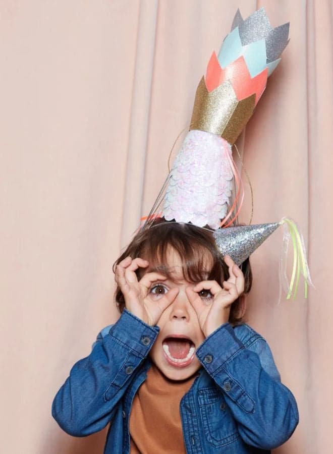 Meri Meri Glittering Party Crowns Pack of 8 - Image 1