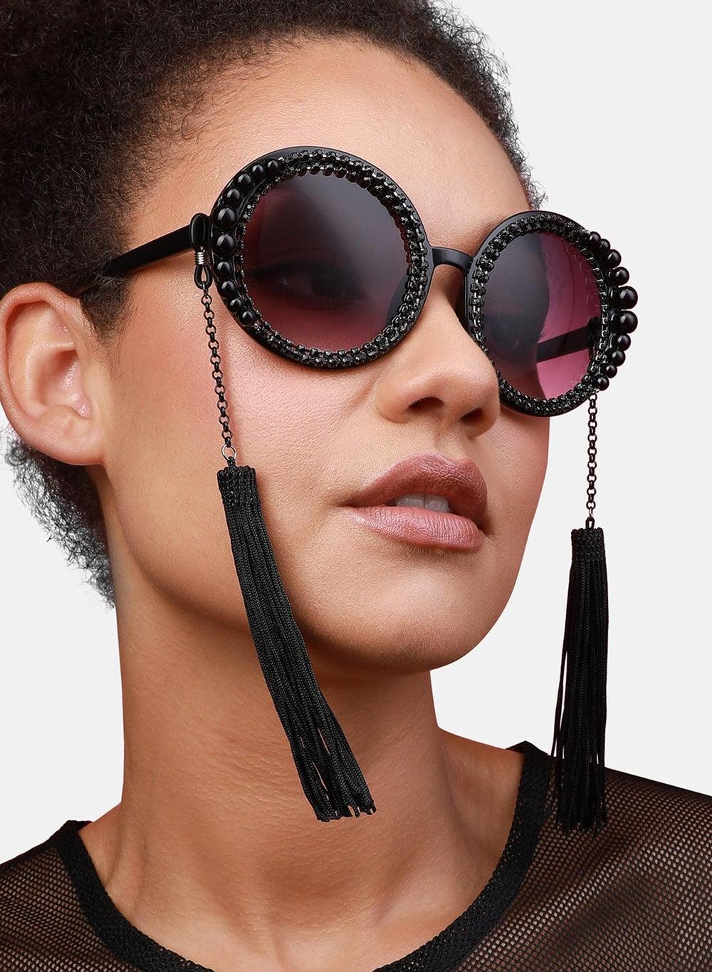 SOHI Sparkle Embellished Sunglasses for Stylish Women - Image 1