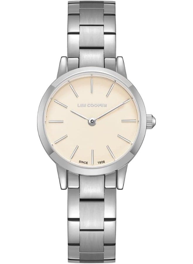 Lee Cooper Elegance LC08098.310 Women's 26mm Silver Metal Watch - Image 1