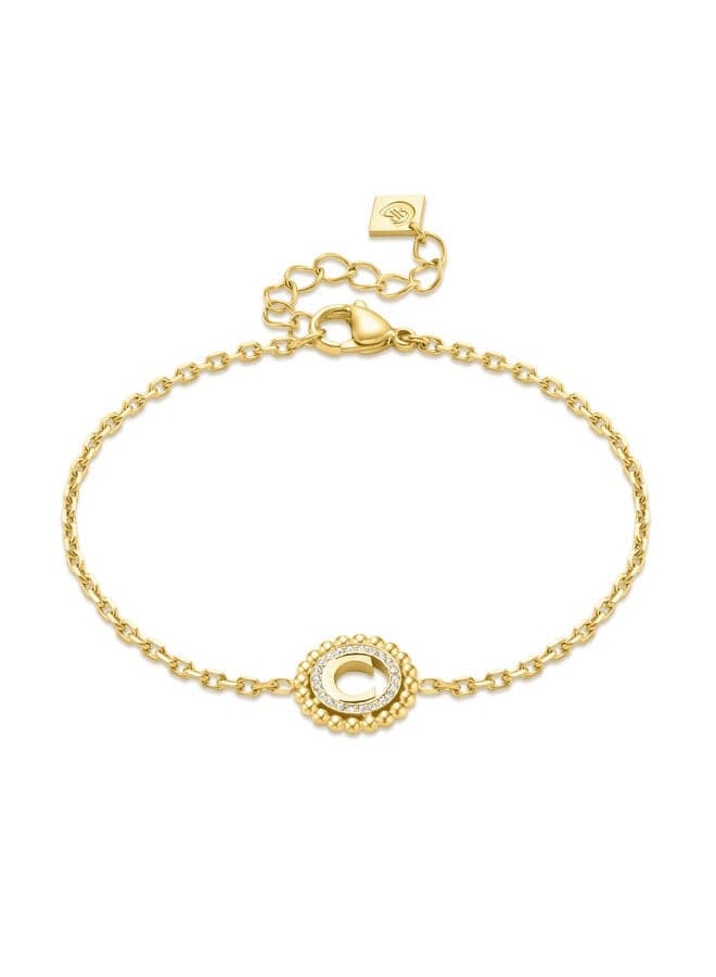 CERRUTI 1881 Bianca Crystal-Studded Charm Bracelet for Women - Image 1