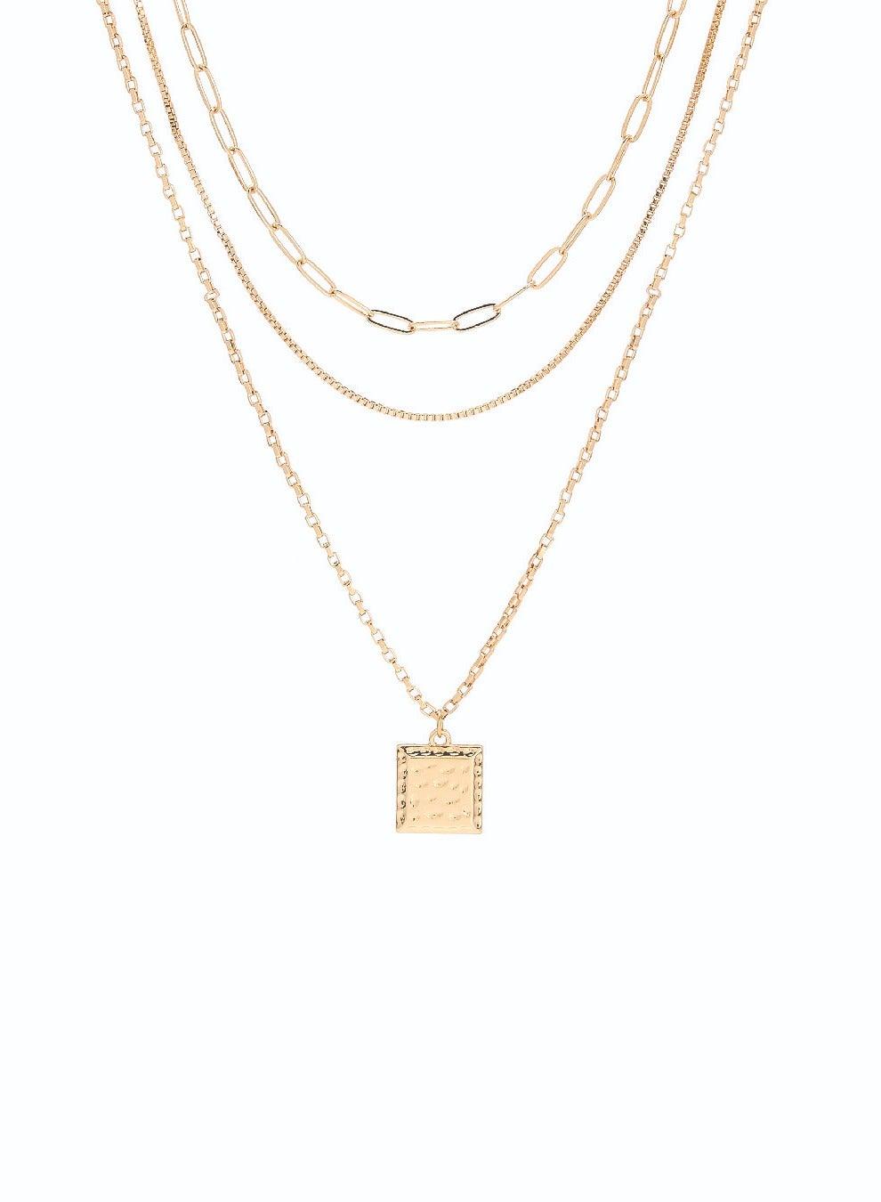 AMICA 'Layer On' Trio Necklaces with Butterfly Charm - Image 1