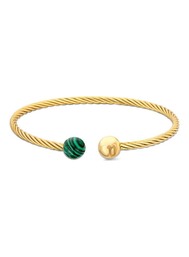 POLICE Ellipse Gold-Plated Bangle - Elegance for Every Occasion - Image 1