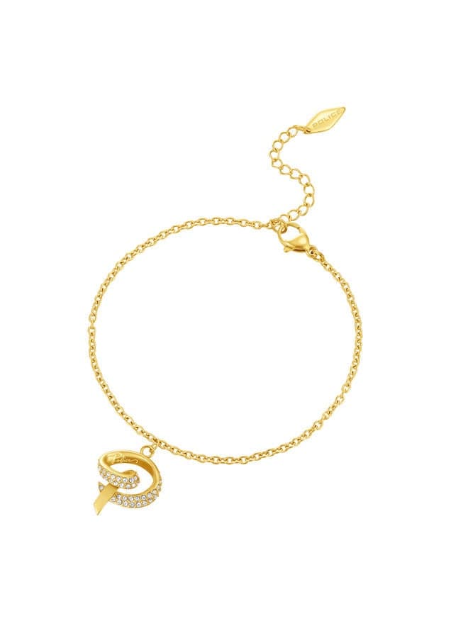 POLICE PEJLB0002402 Gold-Plated Charm Bracelet for Women - Image 1