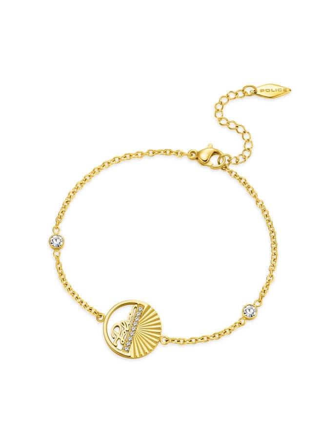 POLICE Seashell Gold-Plated Crystal Bracelet PEJLB0002802 - Image 1