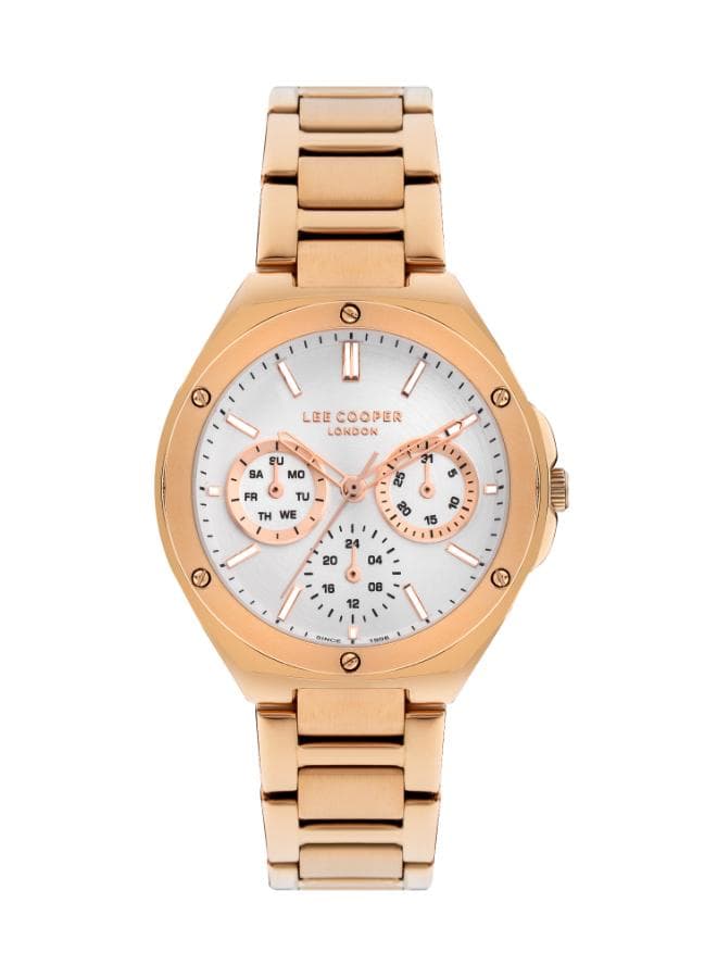 Lee Cooper Elegance Multi-Function Rose Gold Watch LC07844.430 - Image 1