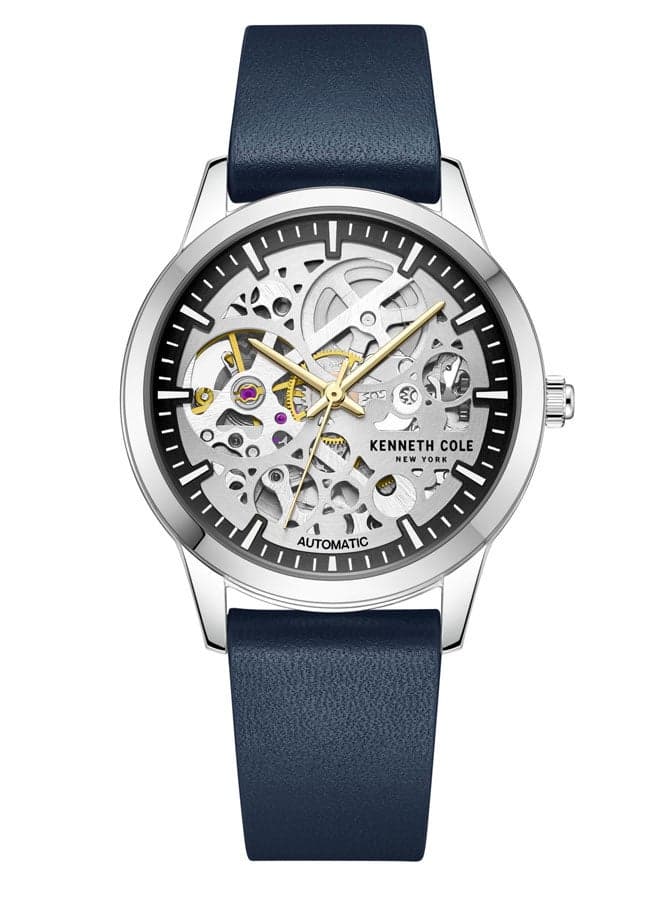 Kenneth Cole New York Elegance 36mm Automatic Leather-Strap Watch - Image 1
