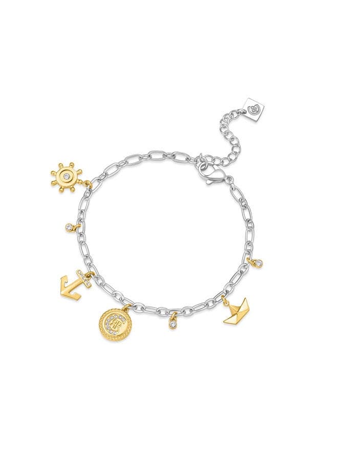 CERRUTI 1881 Adriana Gold-Plated Crystal Bracelet CIJLB0010602 - Image 1