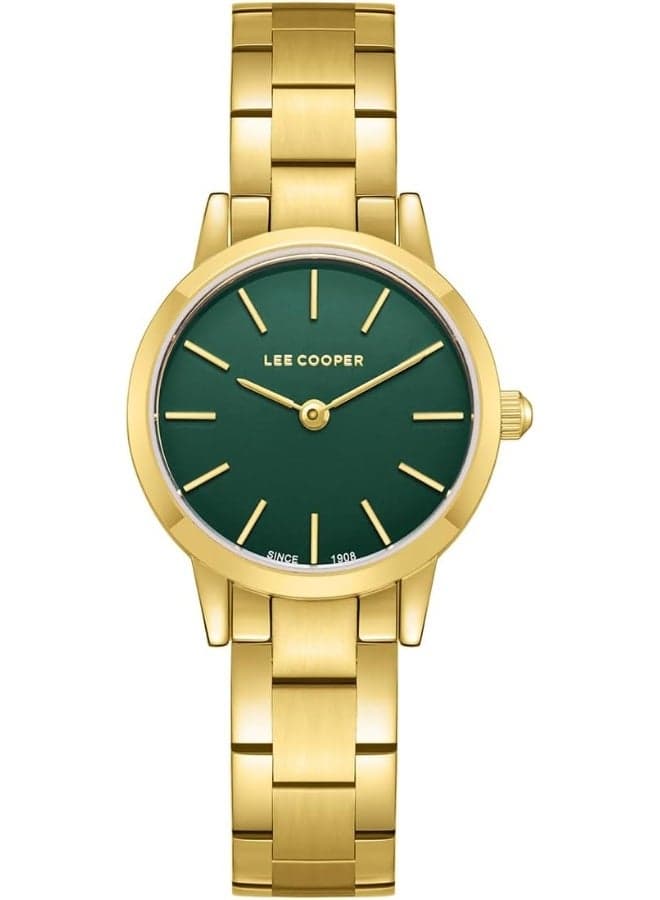 Lee Cooper Elegance LC08098.170 Women's 26mm Gold Analog Watch - Image 1