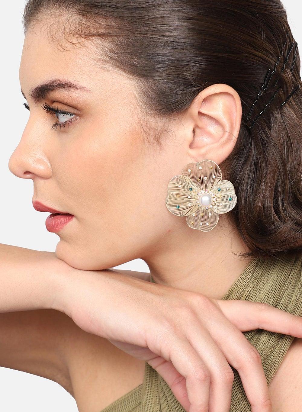 SOHI Party Drop Earrings - Elegant Evening Wear - Image 1