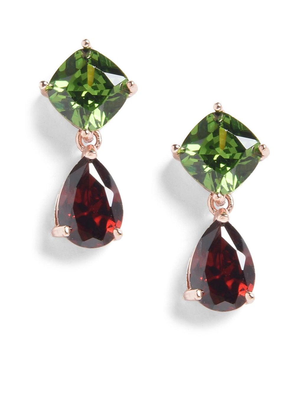 SOHI Contemporary Drop Earrings – Elegant Accessory - Image 1