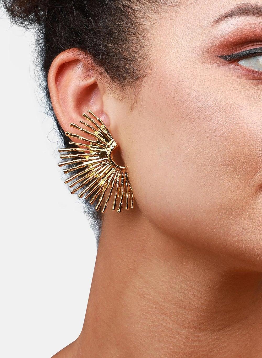SOHI Western Stud Earrings: Radiant Style for Every Occasion - Image 1