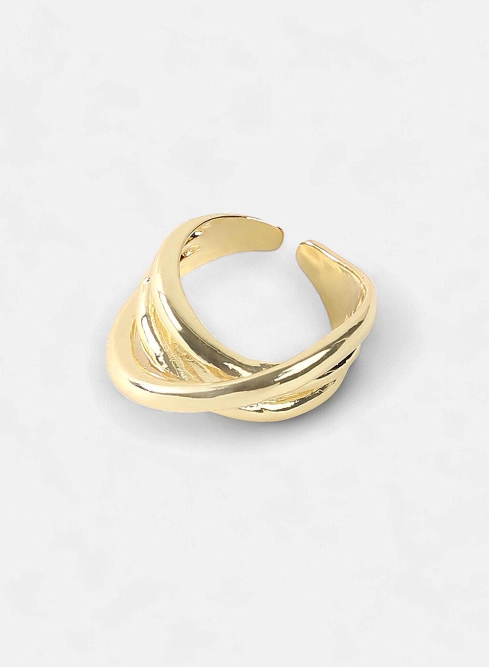 SOHI Contemporary Elegance: Women's Adjustable Finger Ring - Image 1