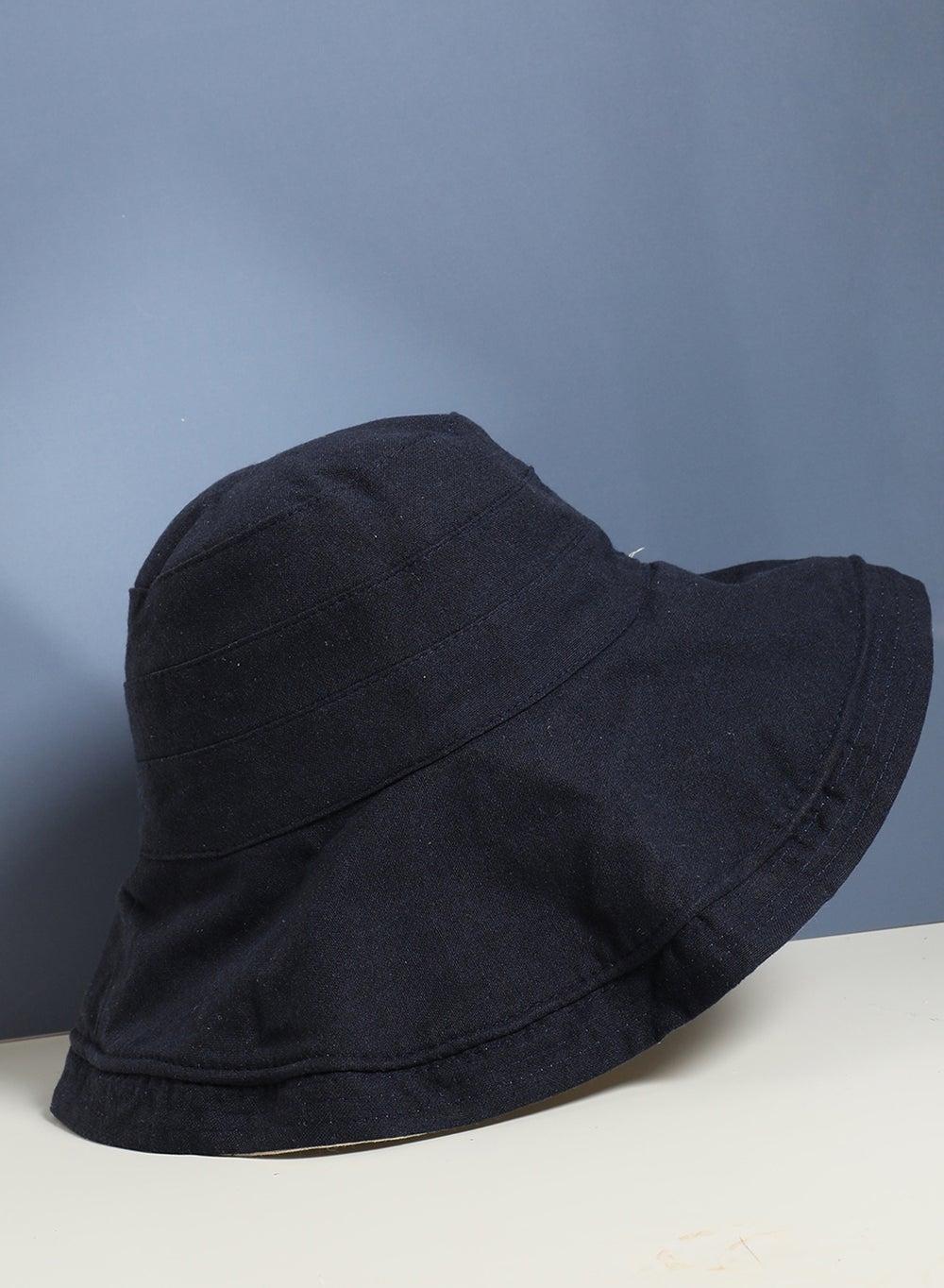 Haute Sauce Chic Blue Bucket Hat for Women - Image 1