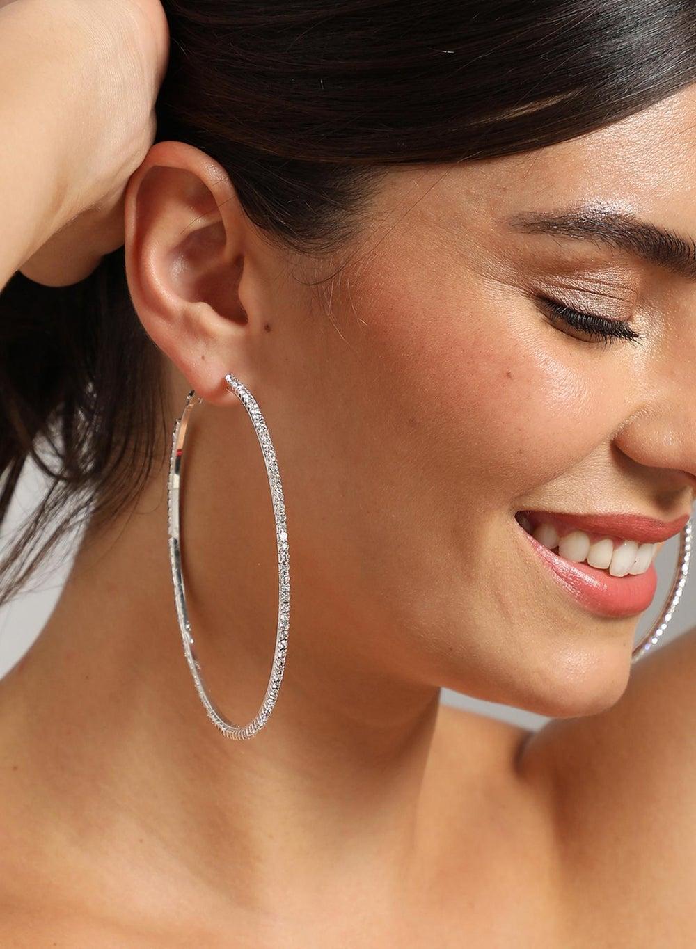 SOHI Party Hoop Earrings: Elegance Meets Bold - Image 1