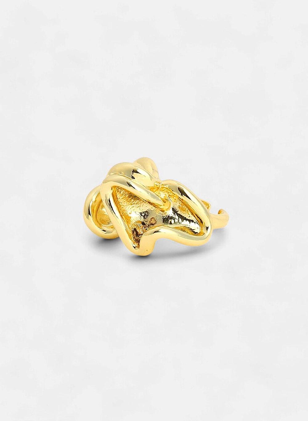 SOHI Surrealism Adjustable Statement Ring for Women - Image 1