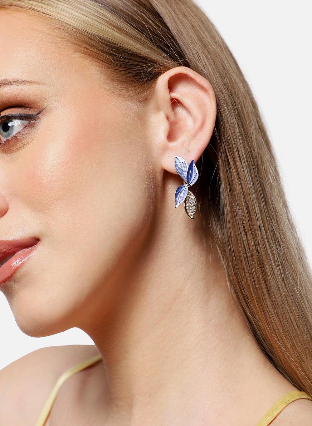SOHI Party Drop Earrings - Designer Fashion Accessory - Image 1