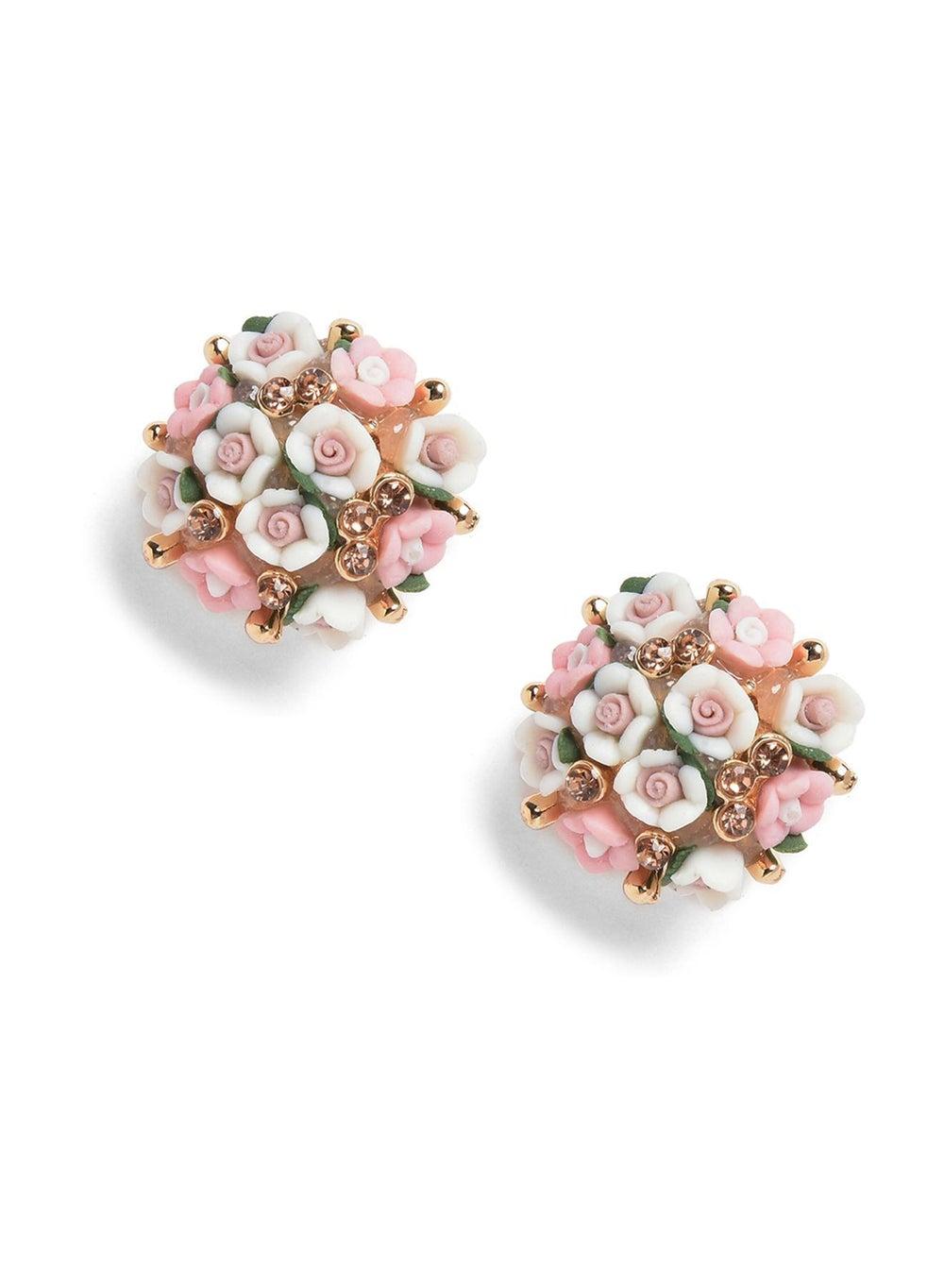 SOHI Floral Stud Earrings: A Touch of Spring Elegance - Image 1