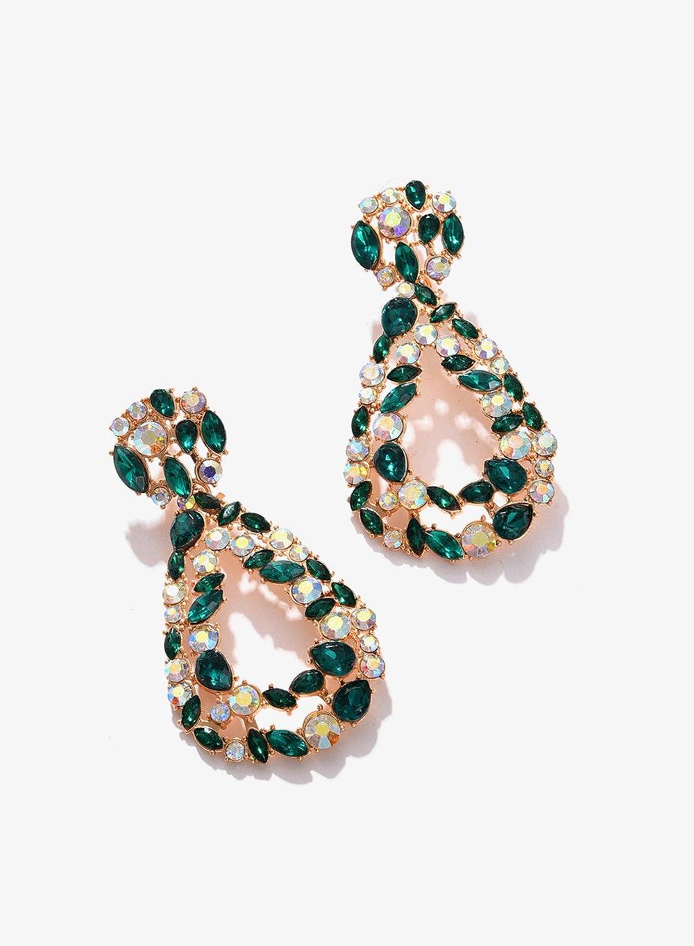 SOHI Half Hoop Earrings: Vibrant & Trendy Elegance - Image 1