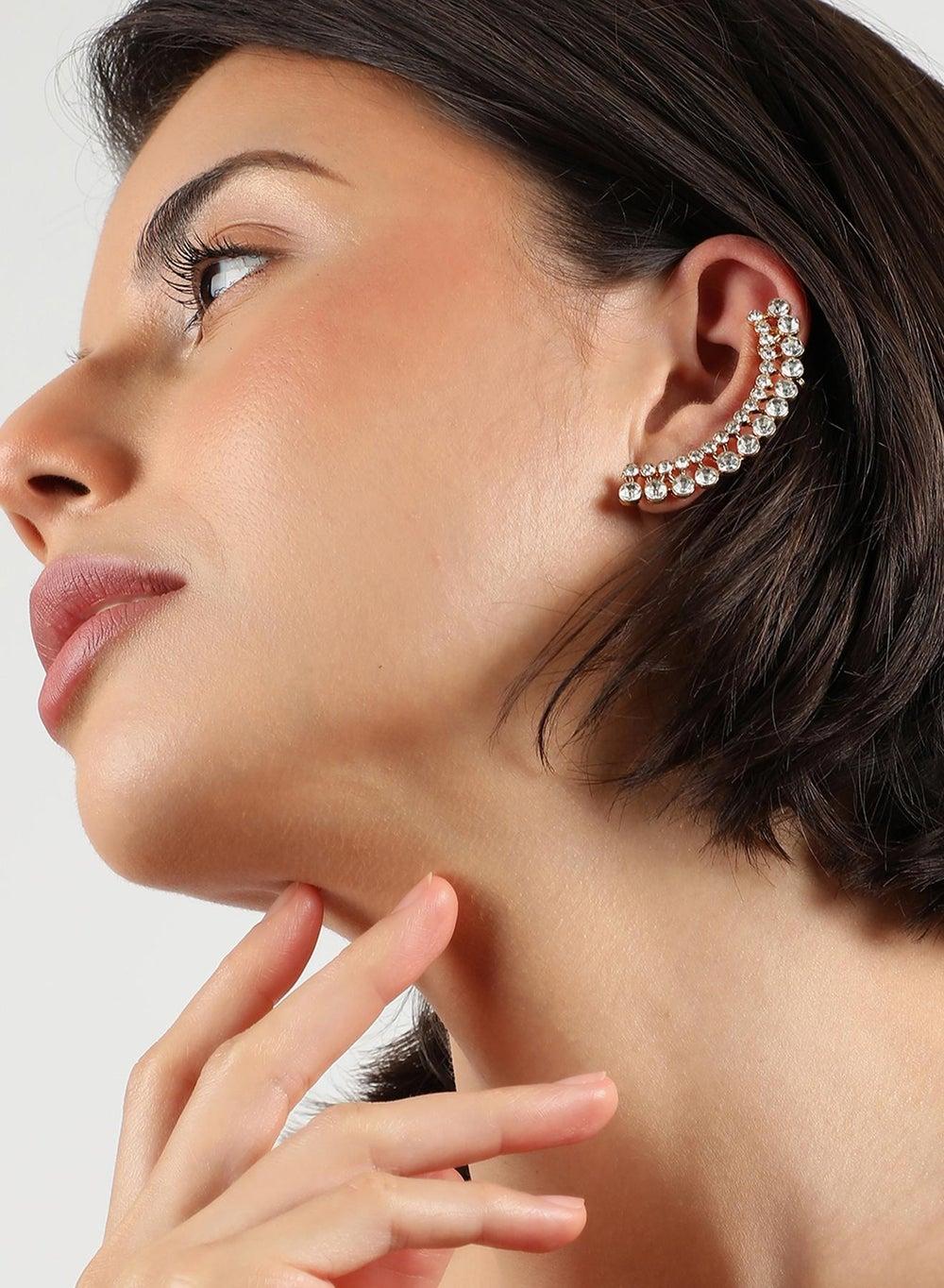 SOHI Party Cuff Earrings: Chic Elegance for Every Occasion - Image 1